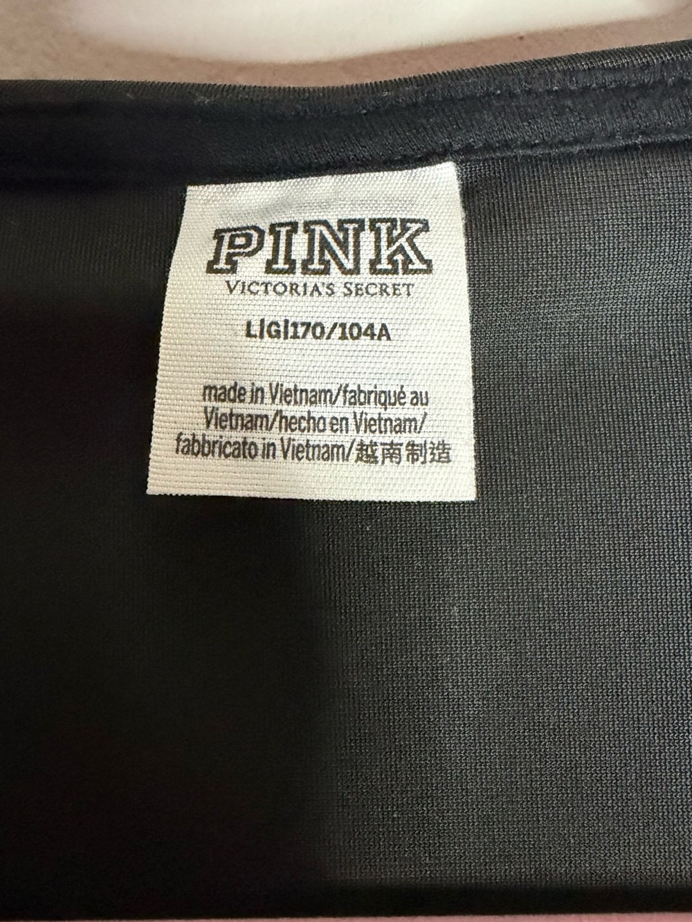 🖤✨ PINK Victoria’s Secret Velour Cropped Zip Hoodie – Black – Y2K ✨🩶 - Picture 4 of 4